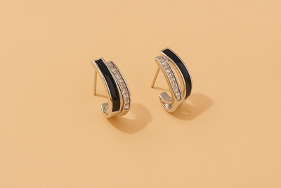 ML - Double Layer C-Earrings