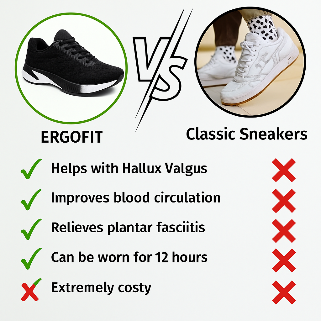 ErgoFit Shoe -  Optimal support, Total comfort