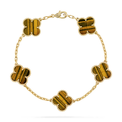 ML - Clover Bracelet Brown