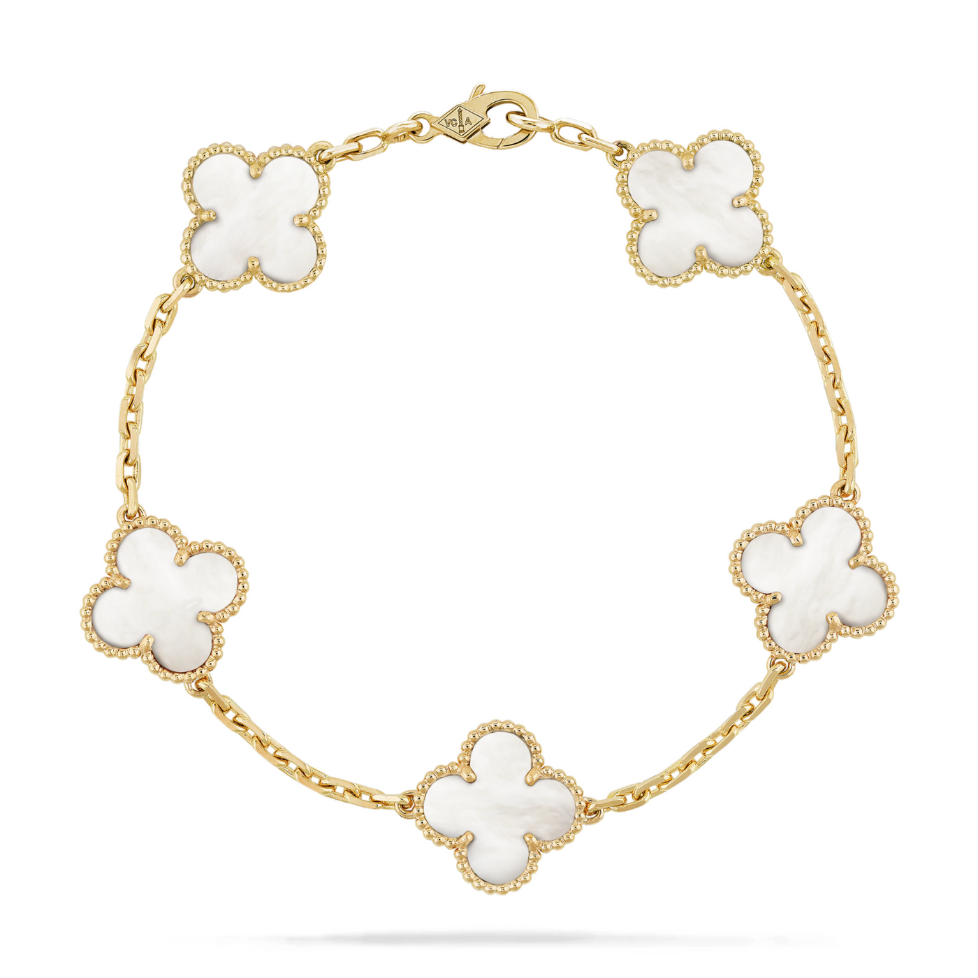ML - Clover Bracelet White Gold
