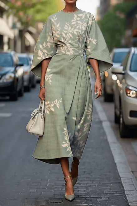 ML - Elegant Floral Dress
