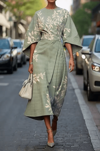 ML - Elegant Floral Dress