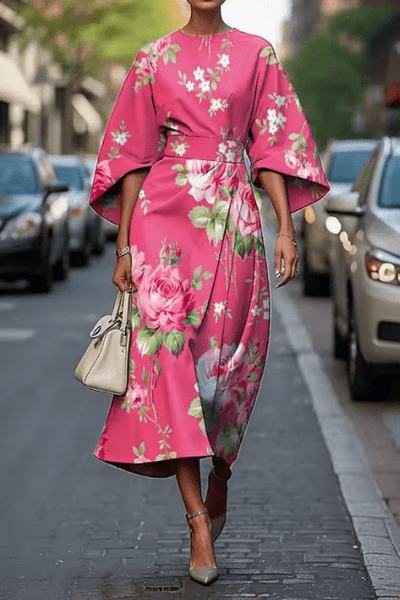 ML - Elegant Floral Dress