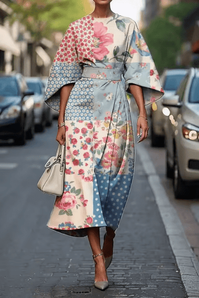 ML - Elegant Floral Dress