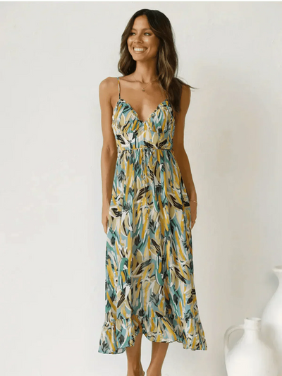 ML - Colourful Midi Dress