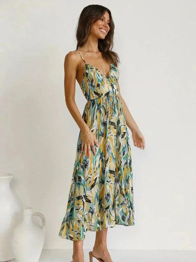 ML - Colourful Midi Dress