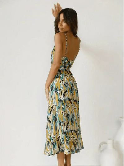 ML - Colourful Midi Dress