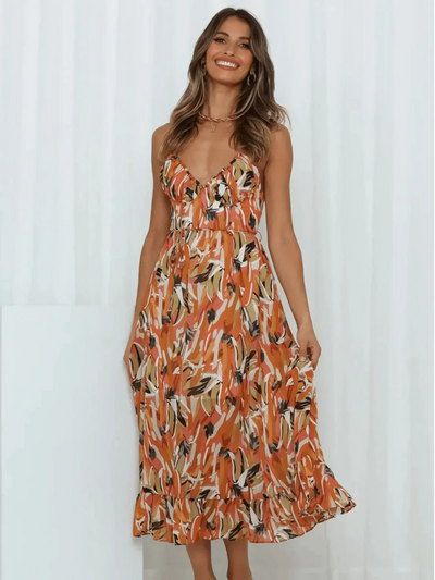 ML - Colourful Midi Dress