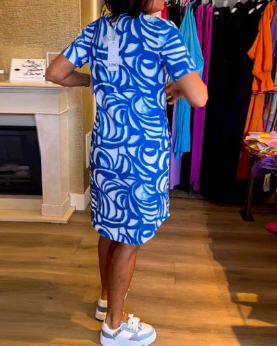 ML - Stylish V-neck Dress