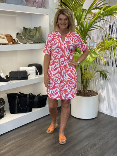 ML - Stylish V-neck Dress