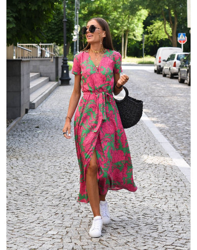ML - Elegant Floral Dress