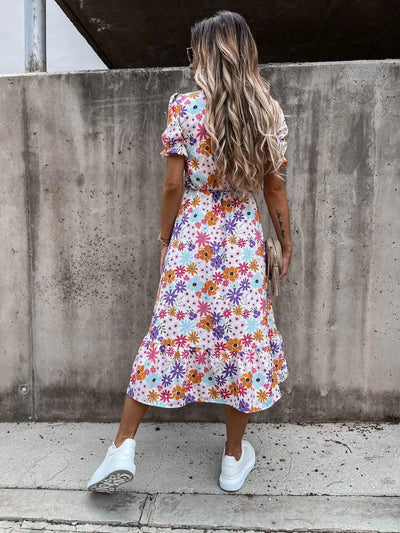 ML - Elegant Floral Dress