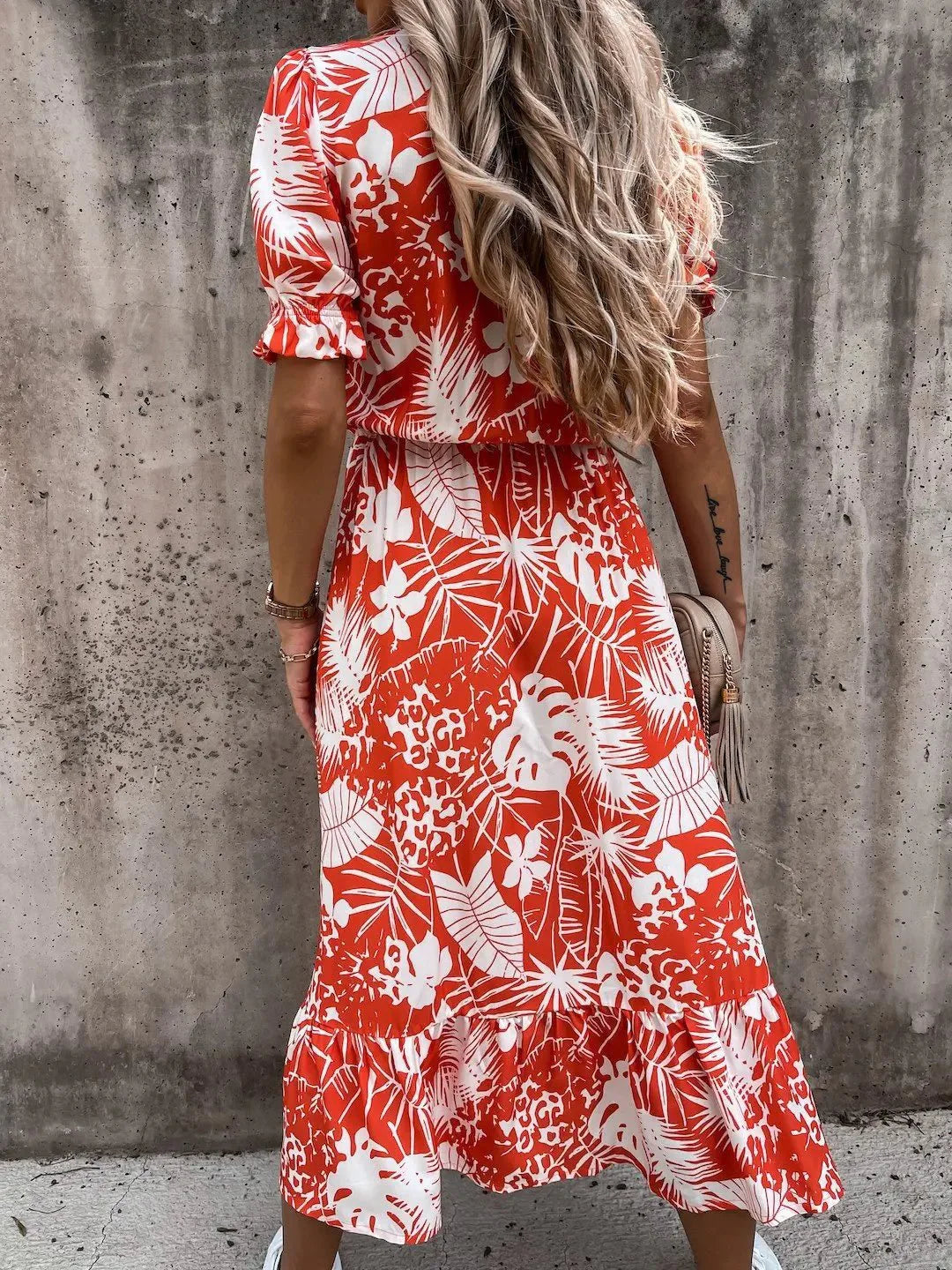 ML - Elegant Floral Dress