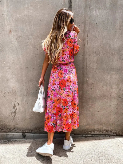 ML - Elegant Floral Dress